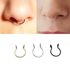 Medical Titanium Sexy Open Ear Clip Nasal Clip Nose Ring