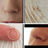 Medical Titanium Sexy Open Ear Clip Nasal Clip Nose Ring