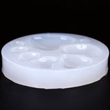 DIY Silicone Heart Shape Crystal Epoxy Mold 7 Holes Drop Mold