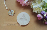 Dance Girl Liquid Silicone Mold DIY Resin Jewelry Pendant Necklace Mold