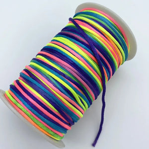 2.0mm Colorful Chinese Knot Line Cord Silk Satin Cord Nylon Cord DIY String