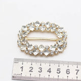 Rectangular Slider Acrylic Button Crystal Decoration for Wedding Curtain