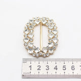 Rectangular Slider Acrylic Button Crystal Decoration for Wedding Curtain