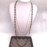 Enamel Camellia Long Necklace for Women