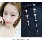 High Zircon 925 Silver Stud Earring for Women Jewelry Gift Women Earrings