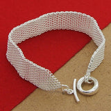 925 Silver Heart Love Bracelet For Women