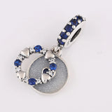 925 Silver Hearts Dangle Charms for Bracelets DIY Jewelry