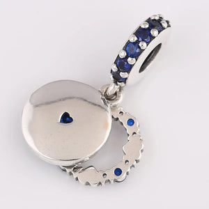 925 Silver Hearts Dangle Charms for Bracelets DIY Jewelry