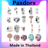 S925 Silver Autumn Charm for DIY Bracelet Necklace