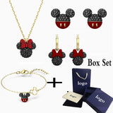 Mouse Series Korean-Style Pendant Choker Necklace Set