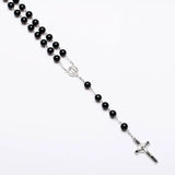 Catholic Rosary Beads Necklace Cross Pendant Praying Religious Jewelry