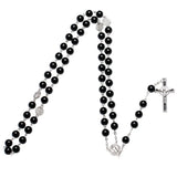 Catholic Rosary Beads Necklace Cross Pendant Praying Religious Jewelry
