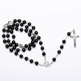 Catholic Rosary Beads Necklace Cross Pendant Praying Religious Jewelry