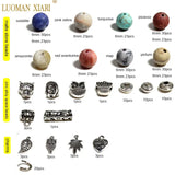 Natural Stone Beads Charms for Jewelry Making DIY Bracelet Craft Kit