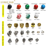 Stone Beads Alloy Charms Space Beads Jewelry Making Kit