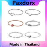 S925 Silver Autumn Series Bracelet for DIY Europe Women Bangle