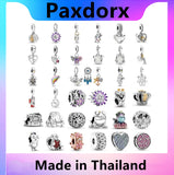 S925 Sterling Silver Spring Pendant Charm for Women Bracelet