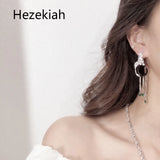 Needle Leopard Tassels Earrings for Women