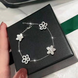 Japanese Jewelry Flower Bracelet for Women Wedding Prom