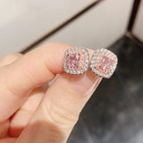 Crystal Geometric Women Earrings Sweet Drop Earrings