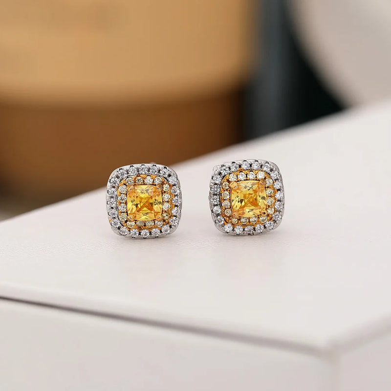 Crystal Geometric Women Earrings Sweet Drop Earrings