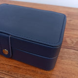 Double Earrings Ring Jewelry Box, Holds 68 Earrings