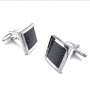 Men's Square Classic Cufflinks 3 Colors