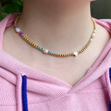 Boho Pearl Collares Punk Necklace for Women