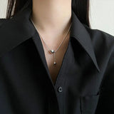 925 Sterling Silver Ball Pendant Necklace Women Fine Jewelry