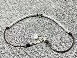 UNOde50 Silver Plated Green Beaded Necklace