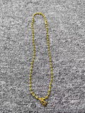 UNOde50 925 Silver Ball Necklace 14K Holiday Jewelry Gift