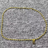 UNOde50 925 Silver Ball Necklace 14K Holiday Jewelry Gift