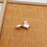 Winter Jewelry Gift Christmas Lucky Rose Star Pendant Charm
