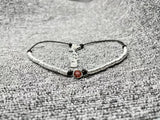 UNOde50 925 Silver Plated Orange Beaded Necklace