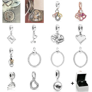 925 Silver Fall Pendant for DIY Jewelry - Women's Gift