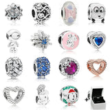 925 Sterling Silver Heart-Shaped Bobby Bot Enamel Contour Charm