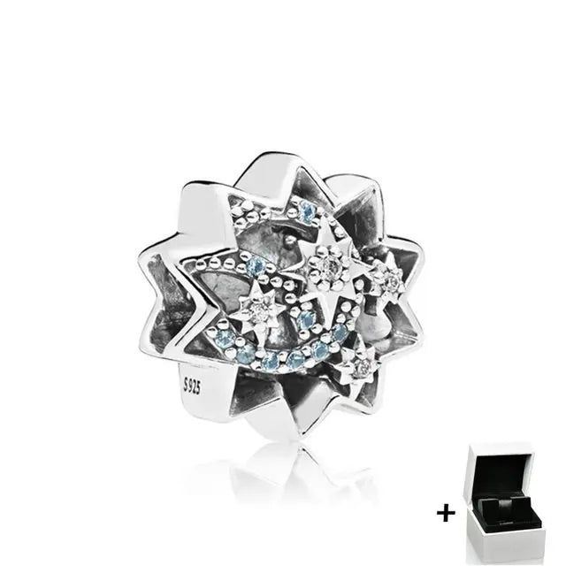 925 Sterling Silver Heart-Shaped Bobby Bot Enamel Contour Charm
