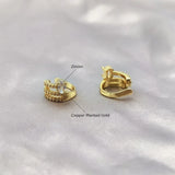 Zircon Plated Jewelry Clip Earrings For Women Girl Cuff Ear