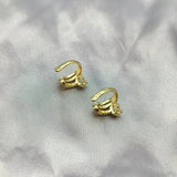 Zircon Plated Jewelry Clip Earrings For Women Girl Cuff Ear