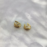 Zircon Plated Jewelry Clip Earrings For Women Girl Cuff Ear