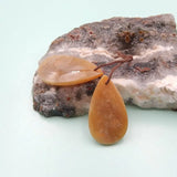 Indonesian Coral Drop Earrings For Women 30x17x4mm 4g