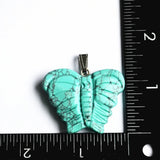 2023 Natural Stone Butterfly Pendants Mix Green Aventurines Agate Rose Quartz
