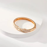 European Classic Crystal Bangles for Women