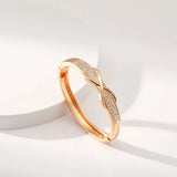 European Classic Crystal Bangles for Women