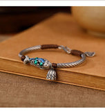 Vintage Koi Bracelet Unisex Open Knitted Banquet Jewelry