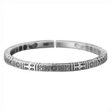Vintage Silver Indian Totem Bracelet Men's Open Party Jewelry Gift