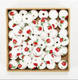20MM Sunflower Rose Round Wooden Beads DIY Mother's Party Decoration