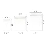 20PCS Clear Plastic Zip-lock Pouch Jewelry Organizer Box