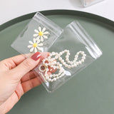 20PCS Clear Plastic Zip-lock Pouch Jewelry Organizer Box