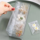 20PCS Clear Plastic Zip-lock Pouch Jewelry Organizer Box